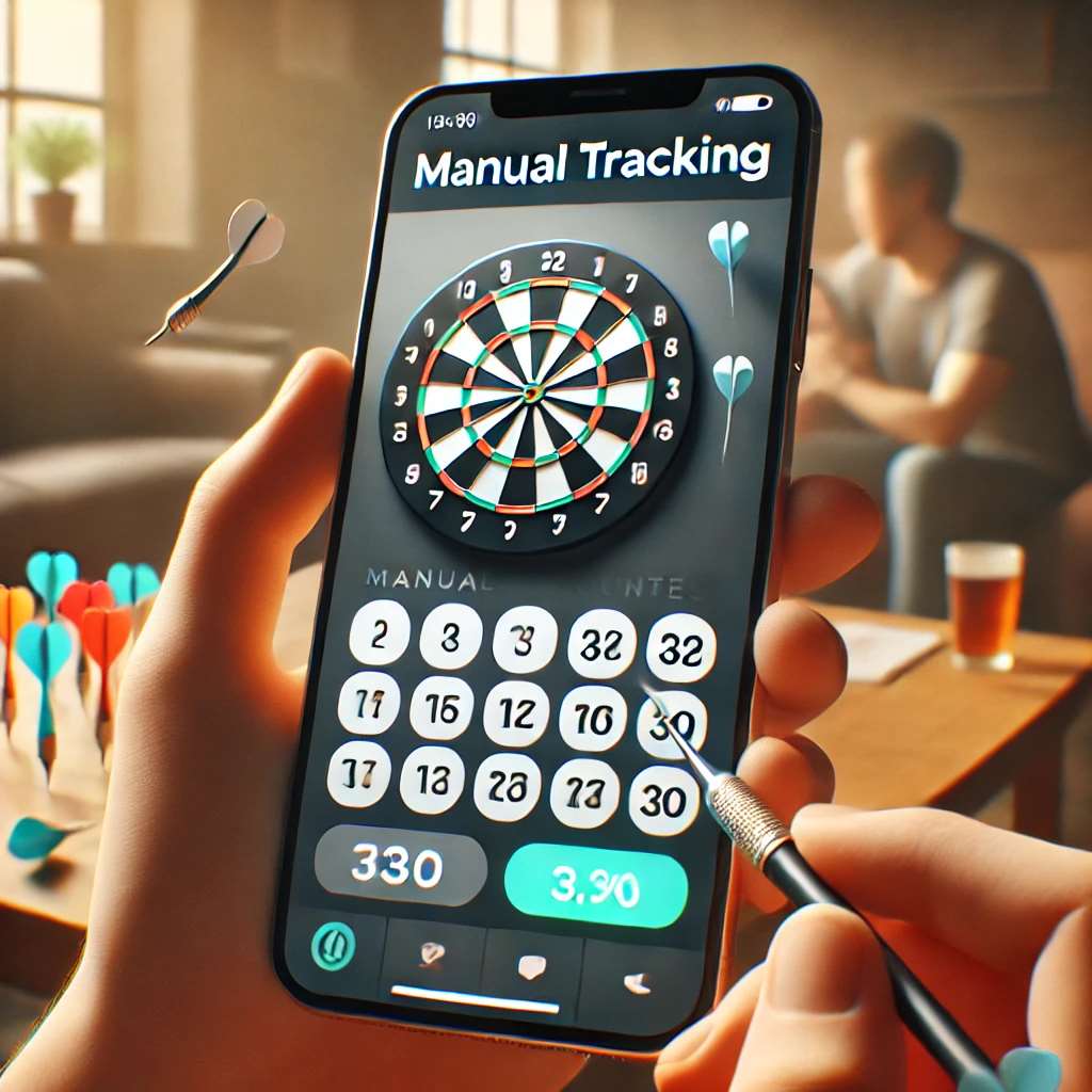 mobile dart counter manual tracking