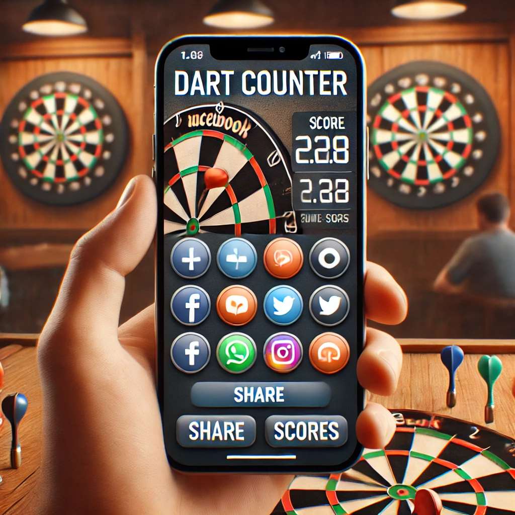 share dart scores social media