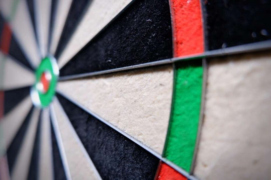darts set up for home
