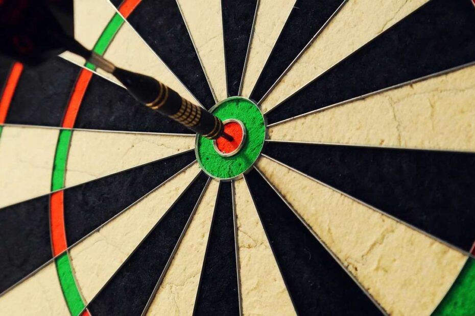 team darts game party setup