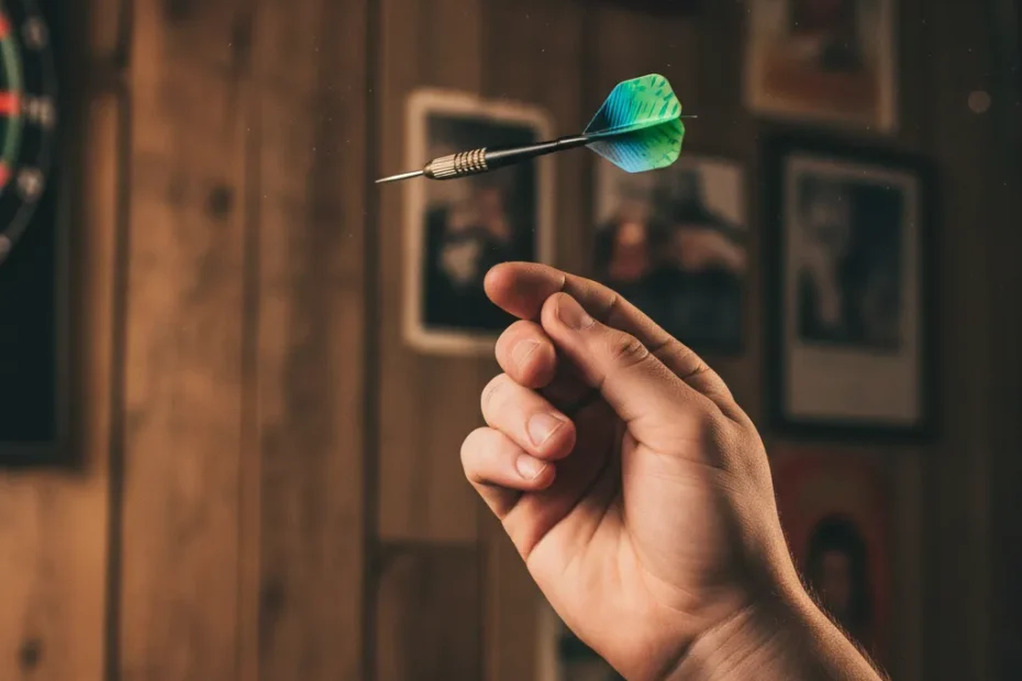 Gerwyn Price celebrating his victory at Players Championship 6