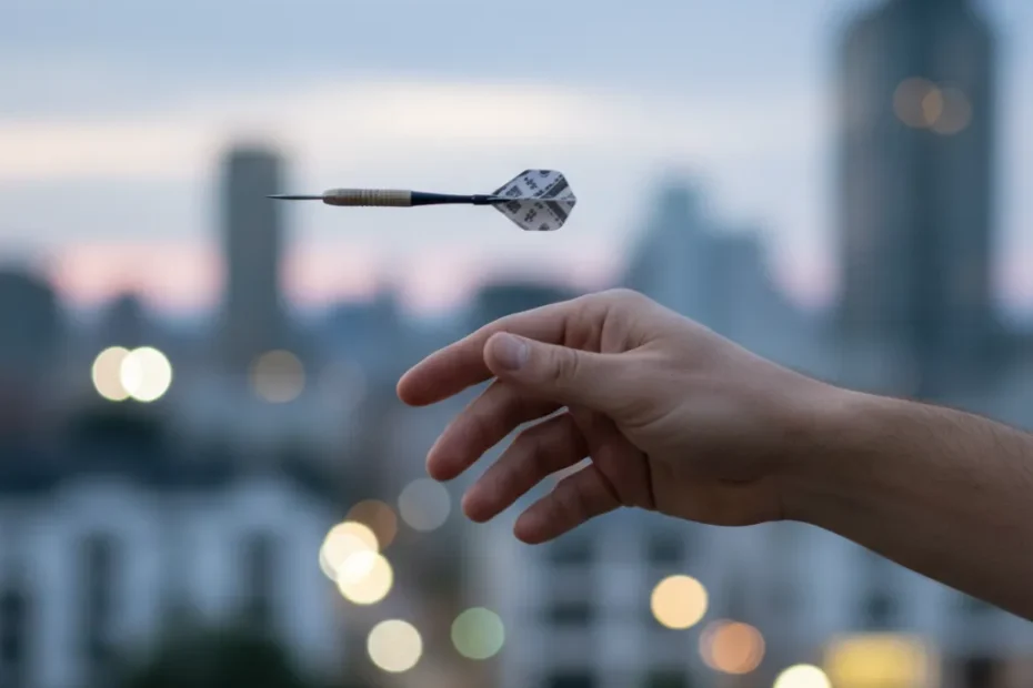 Michael van Gerwen and Gerwyn Price on stage at Premier League Darts